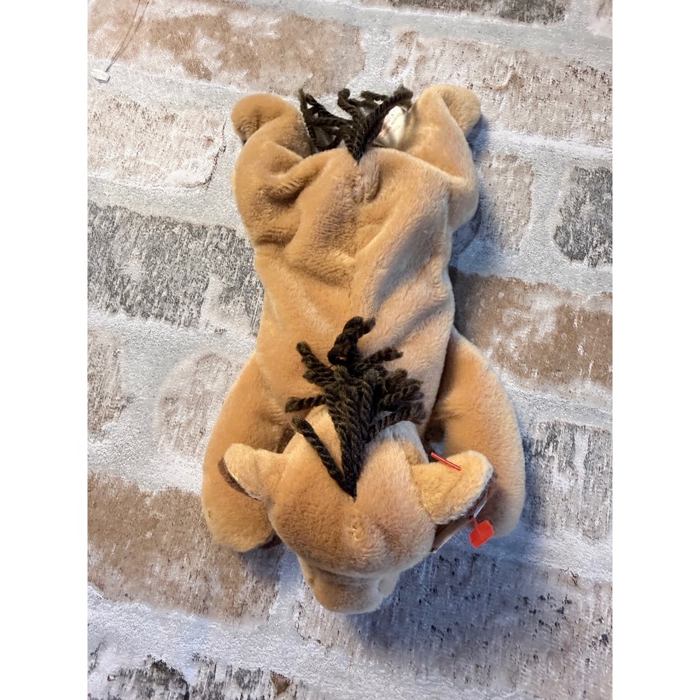 Ty Beanie Baby Derby the Horse Tan Plush Yarn Mane 1995 Style 4008 PVC Pellets‎